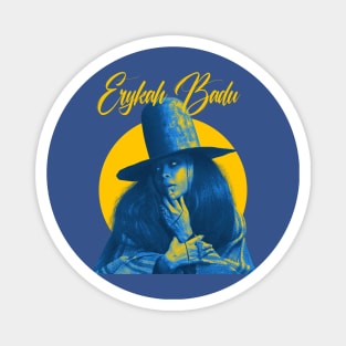 Baduizm Erykah Badu Light Blue Magnet